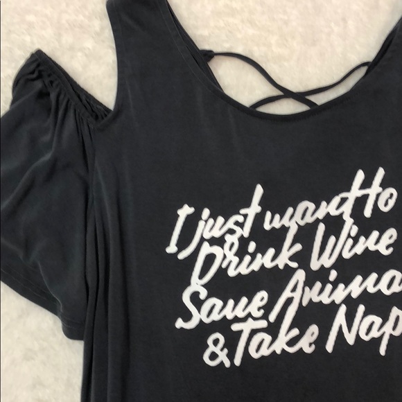 “Wine, Animals, Naps” 🙌🏼 Alya Top - Picture 2 of 7